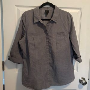 Ladies button up shirt blouse XL